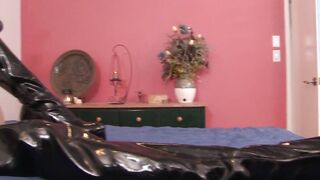 MILFs eat pussy into bed and use sex dildos into pussy
