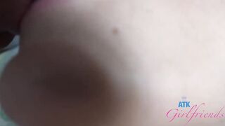 Amateur Liz Jordan gets her vagina licked and eaten out...creams for the camera point of view