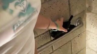 Adorable blonde teenie enjoying solo satisfaction
