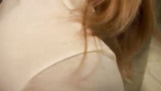 Adorable blonde teenie enjoying solo satisfaction