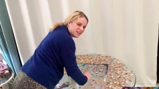 Stepmom has her titted out and wants to pounded into the living room (pov)