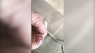 Caught her masturbating inside the bath-tub
