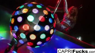 Beauty Dancer Capri fucks a hung customer
