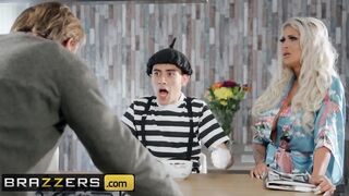 Brazzers - Huge Tit Blonde cougar Brooklyn Blue Takes some Huge Cock