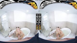 VIRTUAL PORN - Kali Roses Screwed Into Bathtub From Your pov