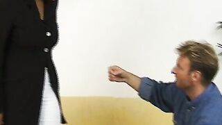 Interracial cunt vibrator terror