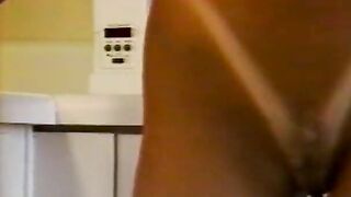 Beauty bimbos masturbates naked and fucks twat with banana