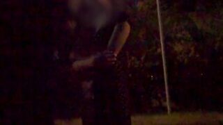Big Boobed pickedup european sexy rides dick inside this outdoor van