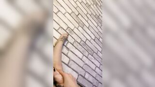 Legs want to crumple the cock
