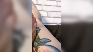 Legs want to crumple the cock