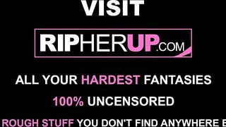 Amateur Thin Dark Haired Screamer Facefucked And Rammed Rough