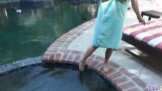 Little Taylor Sex Toy Solo at Pool
