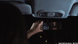 DON'T CALL THE POLICE - Maryana Rose get inside an accident and decided to make amends with a deep bj and babe fucking