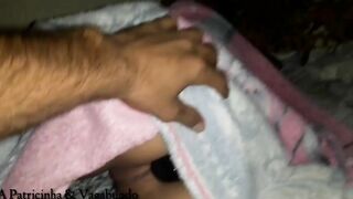 I get home and found her into her room with the plug into her booty.  Amateur anal