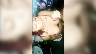 Milf surprises me inside the toilet learning to masturbate and decides to teach me and even blows me for the first time LOOK AT IT TO THE END