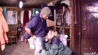 German Farmer is looking for a wifey - Teens Banged! into Barn