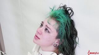 Humiliated assylum 18 gets booty pumped