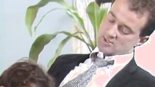 Red Head masturbates on couch while hubby fucks another man
