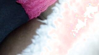 Cumshot her cunt when she's wearing pink lingerie