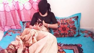 College professor Ritu Sen is masturbating inside her own college