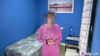 Caught by roommate blowing a african penis at her bedroom!!