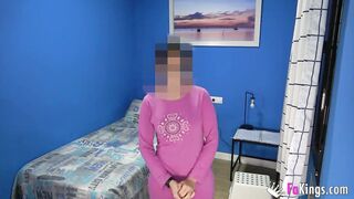 Caught by roommate blowing a african penis at her bedroom!!