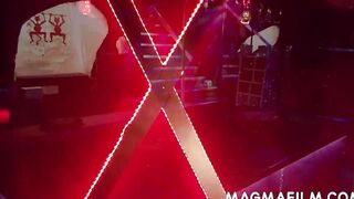 Nasty swingers fucking public