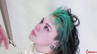 Humiliated assylum 18 yo gets booty pumped