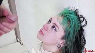 Humiliated assylum 18 yo gets booty pumped