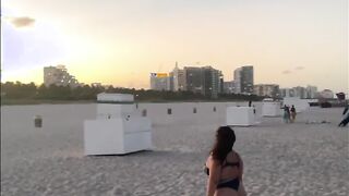 Perfect Colombian 18 La Paisa having fun inside Miami Beach!! Nailed rough at the Motel