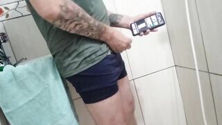 my sister caught me batu jacking off into the erotic restroom caught inside my pal instagram ( @tropicalbraziloficial )