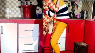 I banged my maid after hot tub. Into kitchen