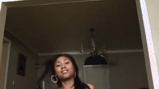 Melrose is an black skin who dig alone with sex vibrators