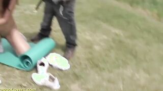 preggo cunt with mouth outdoors cuckold nailed