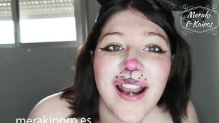 Compilation of cum inside mouth swallowed and spit