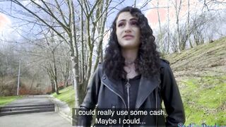Smalltits alt Beauty ride point of view cock for money after oral sex