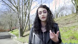 Smalltits alt Beauty ride point of view cock for money after oral sex