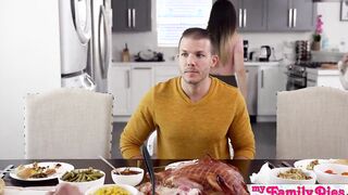 MyFamilyPies - Step Cougar "Sit you butt down with your small pecker and wait until we finish our dessert" S22:E3