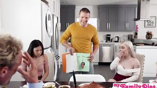 MyFamilyPies - Step Cougar "Sit you butt down with your small pecker and wait until we finish our dessert" S22:E3