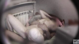 Real Secret camera - Again stepdad go inside my bed and wakes me with his huge dick