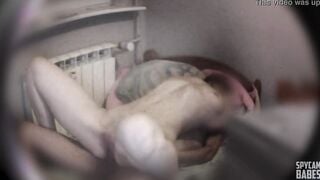 Real Secret camera - Again stepdad go inside my bed and wakes me with his huge dick