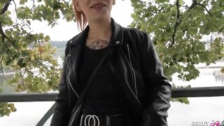 GERMAN SCOUT - EYE ROLLING ORGASM SEX FOR RED HAIRED BITCH VANESSA AT PICKUP