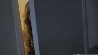 Blonde mom (Cherie DeVille) eats (Darcie Dolce) for breakfest - Twistys