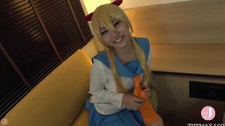 【Hentai Cosplay】 Adorable sch0ol uniform cosgirl offer Bae blow job and make him finished by her hand! - Intro