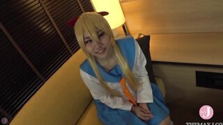 【Hentai Cosplay】 Adorable sch0ol uniform cosgirl offer Bae blow job and make him finished by her hand! - Intro