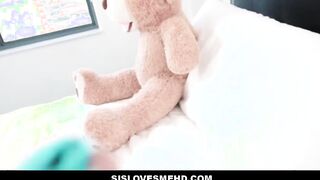 Blonde 19 Yo Step Sister Orgasms While Ride Brothers Cock pov  - Minxx Marley , Nicky Rebel