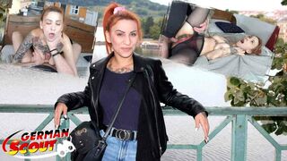 GERMAN SCOUT - BUSHY BITCH VANESSA RED PICKED UP AND SCREWED RAW