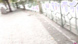 GERMAN SCOUT - BUSHY BITCH VANESSA RED PICKED UP AND SCREWED RAW