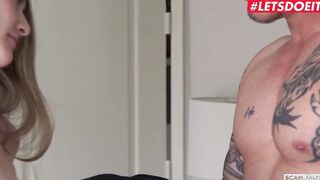 LETSDOEIT - 18 Yo Bimbos Go For A 3Some With Step Dad