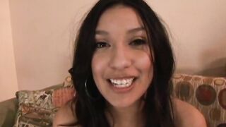 Irresistible well shaped dark hair hoe gets big african cock